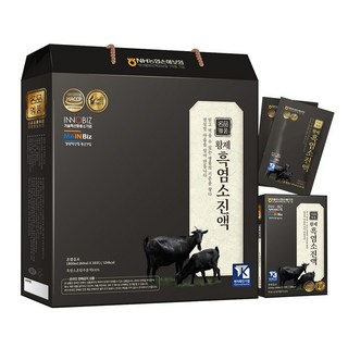 더존건강 황제 흑염소 진액 60ml 30포 1박스, 30개