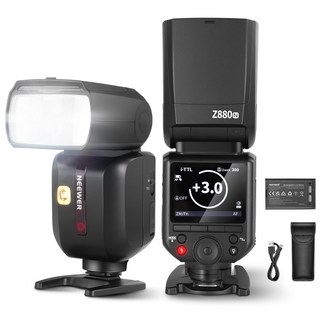 NEEWER Z880-N 2.4G 76Ws i-TTL UI TTLM TCM 18000s HSS 7.2V3000mAh 600 Z9 Z8 Zfc 플래시 플래시