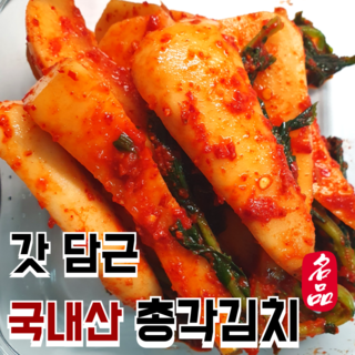 [재구매율 1위] 국내산 당일제조 알타리 총각김치, 2kg, 1개