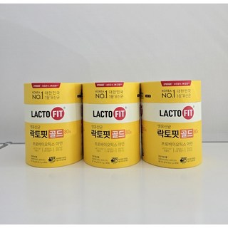 락토핏 골드 80포, 160g, 3개