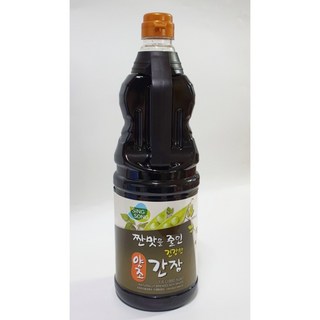 ForU225 업소용 신송 저염 양조 간장 1.6L 말통 맛 식자재 있는 대용량 좋은, 1개