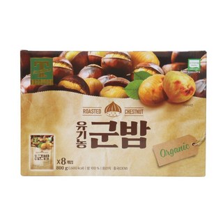 트레이더스 유기농 군밤 100g, 8개
