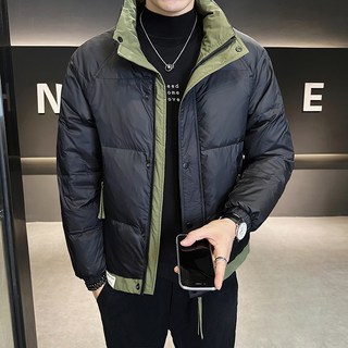 오너윈터캐주얼배색하이넥패딩남성심플코트B338-9913-P155