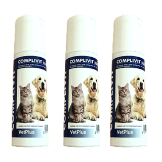 콤플리비트 강아지 고양이 보충제 종합영양제 성장기 회복 150ml 3개