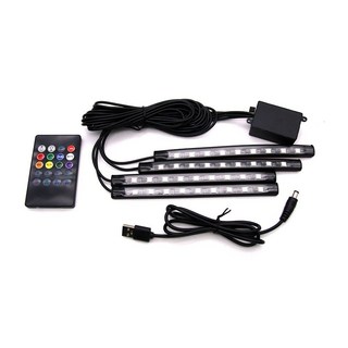 D21 차량용 RGB LED풋등 17cm 36LED, 1개