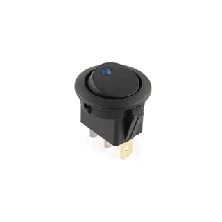 LED 원형 스위치 버튼 DC12V DIY 램프 토글 전기 시소 전원 소형 미니 똑딱, NG701. 블루LED, 1개