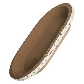 멍냥이노리터 고양이 특대형 타원형 스크래쳐, 우드, 1개