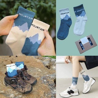 올리브피크 남녀공용 아웃도어 커플양말 선물세트 2켤레 구성