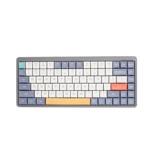 로우 축 기계식 키보드 레드 블루투스 무선 사일런트 오피스 걸 컴퓨터, 01 RGB, 01 Grey white red axis