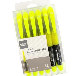 오피스디포형광펜으로 문제 해결하기