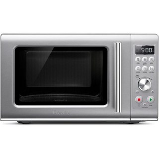 Breville 브레빌 카운터톱 컴팩트 웨이브 소프트 클로즈 전자레인지 실버 BMO650SIL, 전자렌지