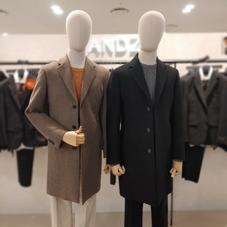 앤드지_ 2024F/W캐시미어10 싱글 3버튼 체스터코트(3컬러)BOE4CG1001