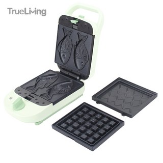 트루리빙 3in1 샌드위치 와플 메이커, TL-W600GR (그린)