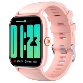 WAPIK 블루투스 통화 스마트워치 Z8 초등학생 어린이시계 한글판 GPS, 핑크, 4.8cm, GPS + 블루투스
