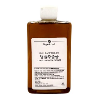 국내산 무농약 병풀로 만든 병풀추출물 토너 오가닉리프 MSDS, 1개, 500ml