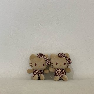 레오파드 호피 태닝키티 키링