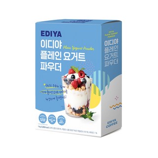 EDIYA 요거트 파우더 1kg, 1개, 1개입, 1박스