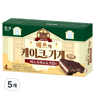 해태제과 예쓰의 케이크가게, 5개, 140g