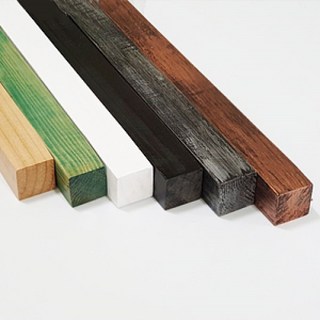 각목 27x27mm 1400~1700mm 화이트 블랙 우드 실버 브론즈 그린 컬러각목 원목각목 목재각목 나무각목 각목, 27 x 1600, 1개