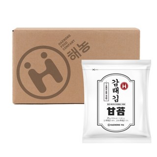 해농 무조미 구운 감태김, 20개, 25g