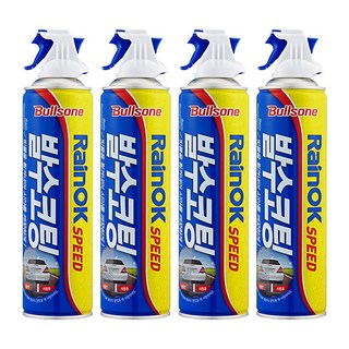 불스원 레인OK 스피드 발수코팅제, 380ml, 4개