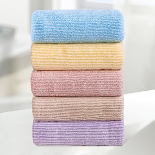 FASEN 호텔수건 먼지없는수건 128g 고급수건, 골고루채색, 5개