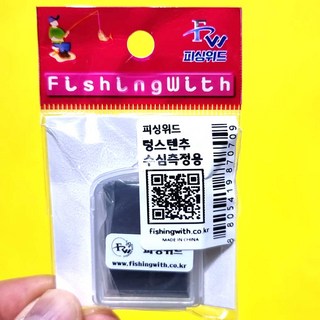 다사가 텅스텐 수심측정고무 중층 내림 낚시 소꼬즈리, 회색, 1개, 회색