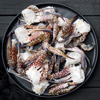 국내산 손질 절단꽃게, 350g, 3개