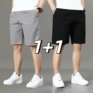남자 반바지 면100% 스판 밴딩 기본 반바지 2P세트 tanlz