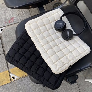 루루잡화점 구름 퀼팅 노트북 파우치 가방 케이스 갤럭시탭 태블렛 아이패드, 아이보리, 1개