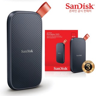 샌디스크 Portable SSD E30, 1TB, 블랙