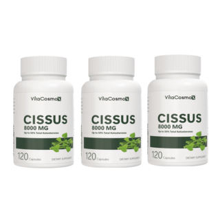VitaCosmoX 시서스 추출물 고함량 8000mg 캡슐 – 케토스테론 50% 함유, 3개입 120정 시저스다이어트 VitaCosmoX 시서스 추출물 고함량 8000mg 캡슐 – 케토스테론 50% 함유, 3개입 120정 시저스다이어트