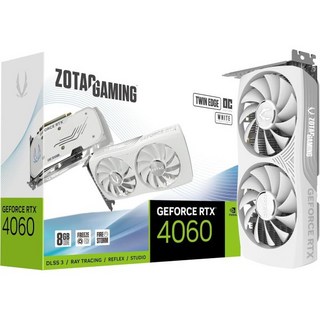 ZOTAC 게이밍 지포스 RTX 4060 8GB 트윈엣지 OC 화이트 에디션
