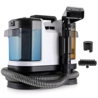 휴대용 카펫 청소기 패브릭소파 매트리스 스팀청소, 화이트, 220V