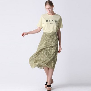 리스트 앨리스 언밸런스 도트 플레어 스커트