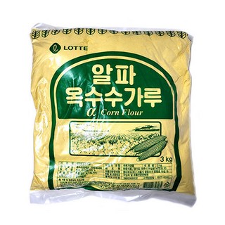 롯데 알파 옥수수가루 3kg, 1개