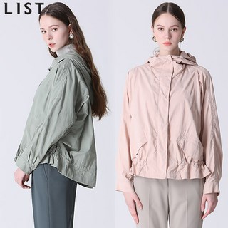 [리스트(LIST)] 캐주얼 스트링 후드 점퍼 (택가격 318000원)