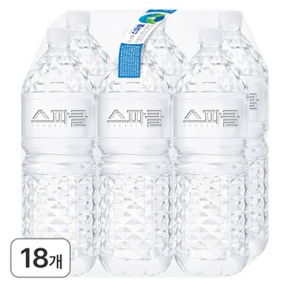 스파클 생수 무라벨, 2L, 18개