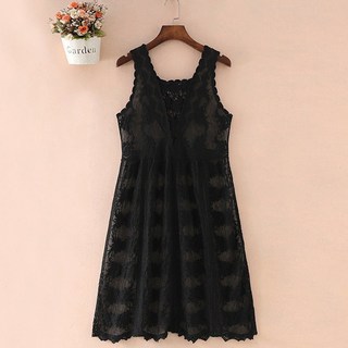 ROYALBELLE 여성 여름 레이스 민소매 원피스 우아한 로맨틱 레이어드 드레스 B0041613