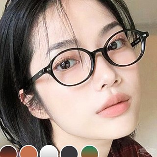 투톤 라운드 뿔테 안경 차단 가벼운 스포츠