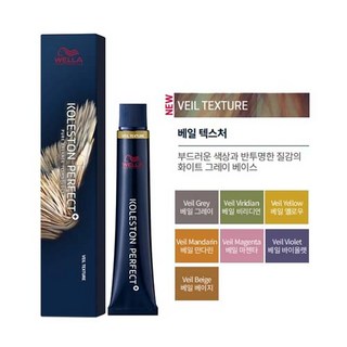 웰라 NEW 콜레스톤 퍼펙트 플러스 80g 신형 염색약 베일텍스처 산화제 포함, 1개, 8/94