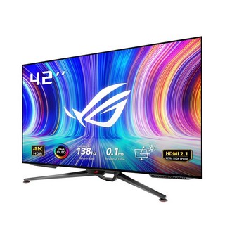 ASUS EL ROG Swift OLED PG42UQ 게이밍 모니터 사용 모습