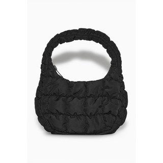 코스 COS 1171064001 퀼티드 미니백 구름빵 가방 블랙 초미니