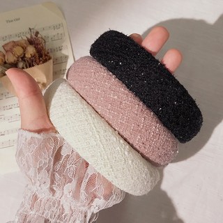 발렌 트위드 헤어밴드