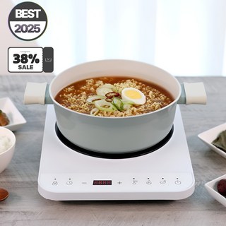 키친아트 허브 고화력 인덕션 1구 핑크 KI-1000P, 화이트 KI-3000W, 일반형