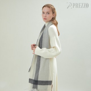 [PREZZO] 프레조 RAFFINE 캐시미어 100% 남자 여자 커플 머플러 목도리 상품 이미지