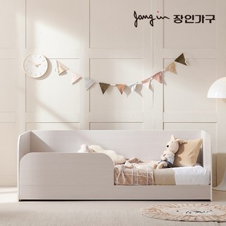장인가구 뉴피터 E0등급 저상형 데이베드 침대 일반형 프레임 SS, 애쉬화이트