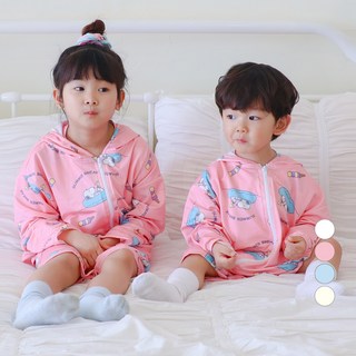 투와이 스누피 아동 여름용 메쉬 후드 집업 PH982
