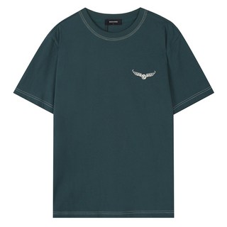 [버커루] 남성 20수 싱글 스탠다드핏 등판 아트웍 TS (B242TS050P)