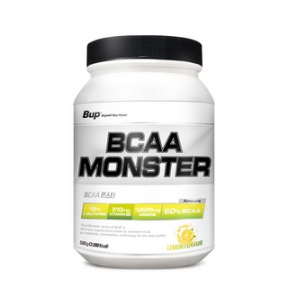 BUP BCAA몬스터 레몬맛 류신 아미노산 헬스 보충제 BCAA, 1개, 500g